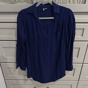 Navy Blue Women's Top